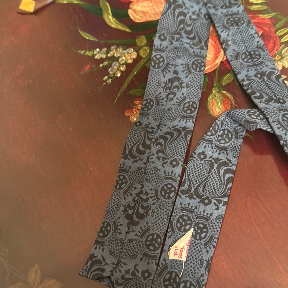Vintage Designers Originals Scot Ties Ltd Skinny 1 3/4” x 52” - Picture 2 of 5